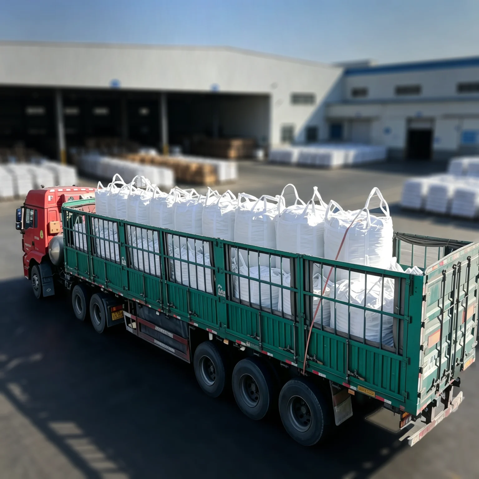 Söderberg electrode paste packed in 1-ton supersacks for shipment to Vietnam
