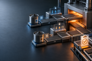 Controlled electrode paste supplier trial workflow